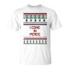 I Come In Peace Im Peace Couple Christmas Ugly Sweater Unisex T-Shirt